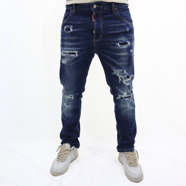 Jeans SKATER Distressed con Passanti Dsquared2