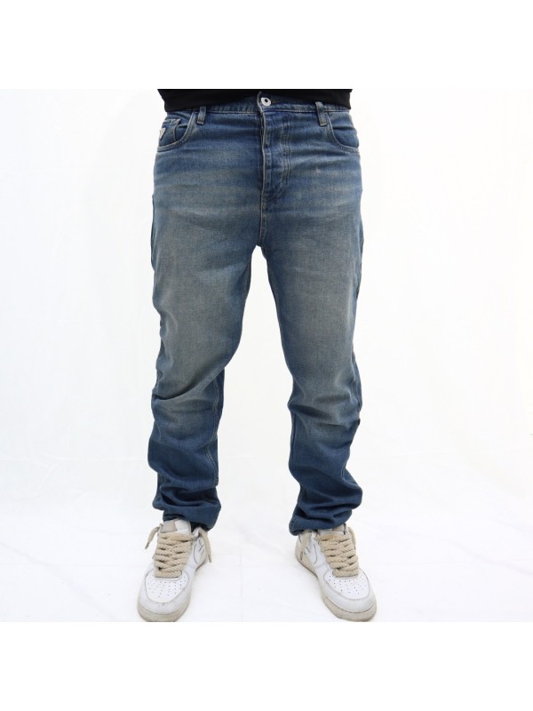 Jeans cinque tasche in denim Prada