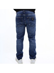 Jeans regular in denim Prada