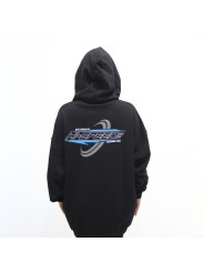 Felpa nera con cappuccio Vetements Hi-Speed Hoodie