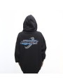 Felpa nera con cappuccio Vetements Hi-Speed Hoodie