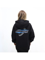 Felpa nera con cappuccio Vetements Hi-Speed Hoodie