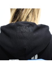 Felpa nera con cappuccio Vetements Hi-Speed Hoodie