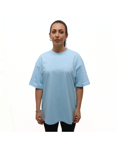 T-Shirt con logo laterale Jacquemus donna