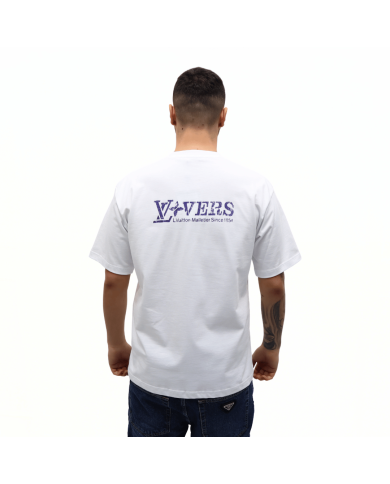 T-shirt in cotone con decoro grafico Louis Vuitton