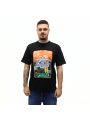 T-shirt in cotone con decoro grafico Louis Vuitton