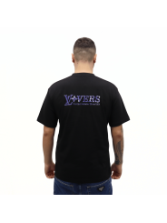 T-shirt in cotone con decoro grafico Louis Vuitton